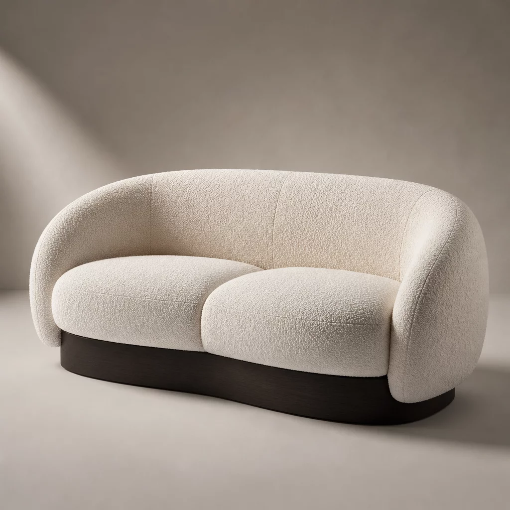 Curved 2-Seater Sofa